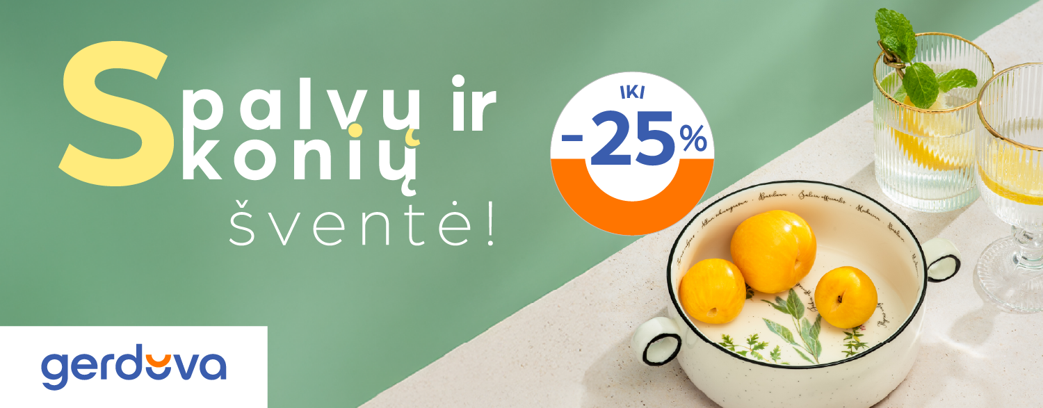 Spalvų ir skonių šventę kurkite savo namuose