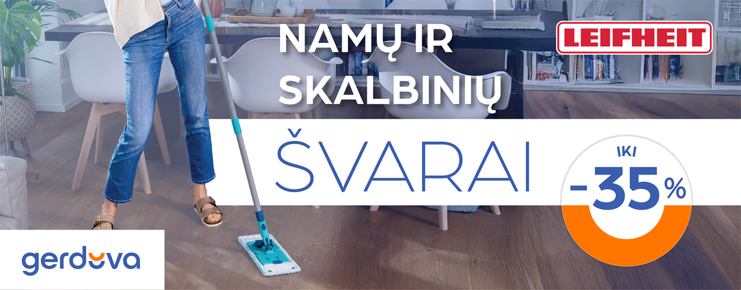 Namų ir skalbinių švarai! Iki -35%