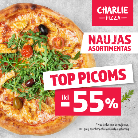 TOP picoms iki -55 % ! Naujas asortimentas.