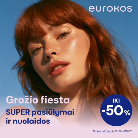 Grožio fiestos SUPER pasiūlymai ir nuolaidos iki -50%!