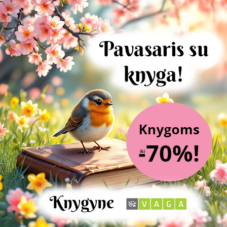 Džiaukis pavasariu su knyga!